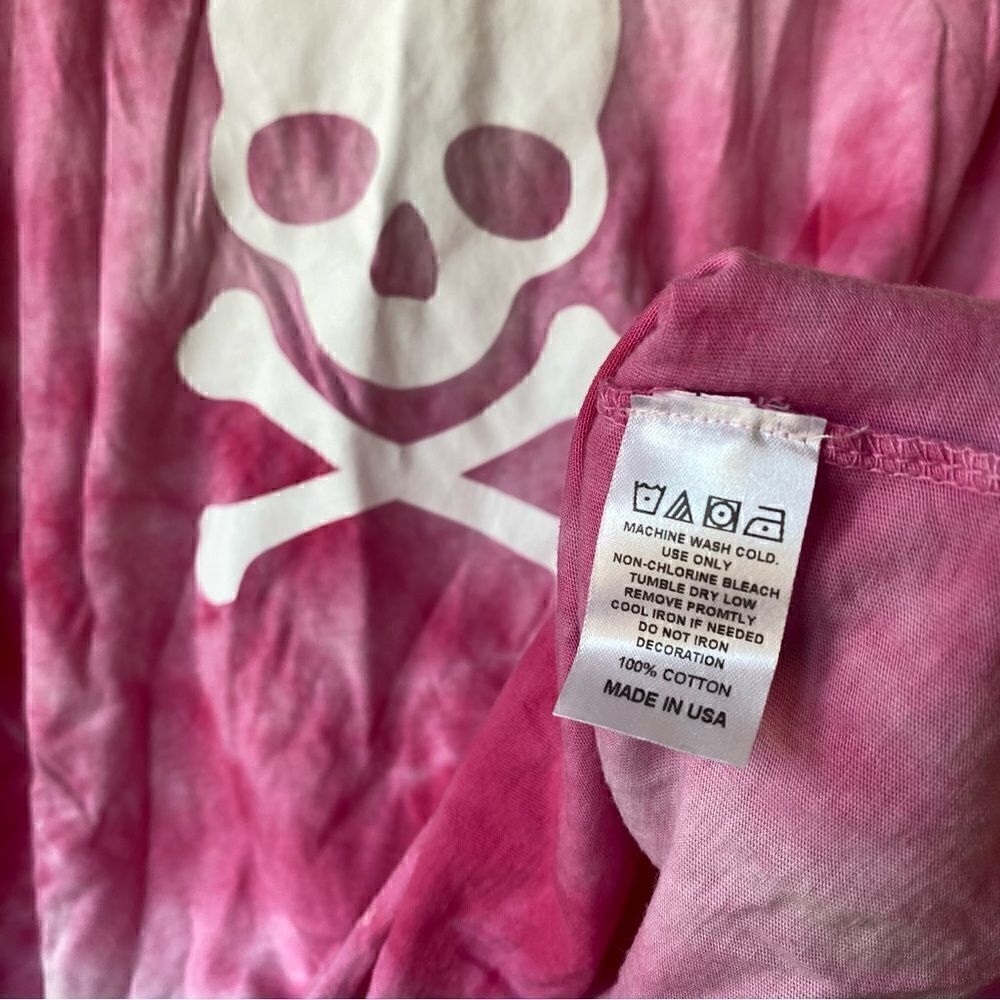 Soulcycle super soft pink tie-dye cropped long sleeve tee medium - Picture 5 of 6